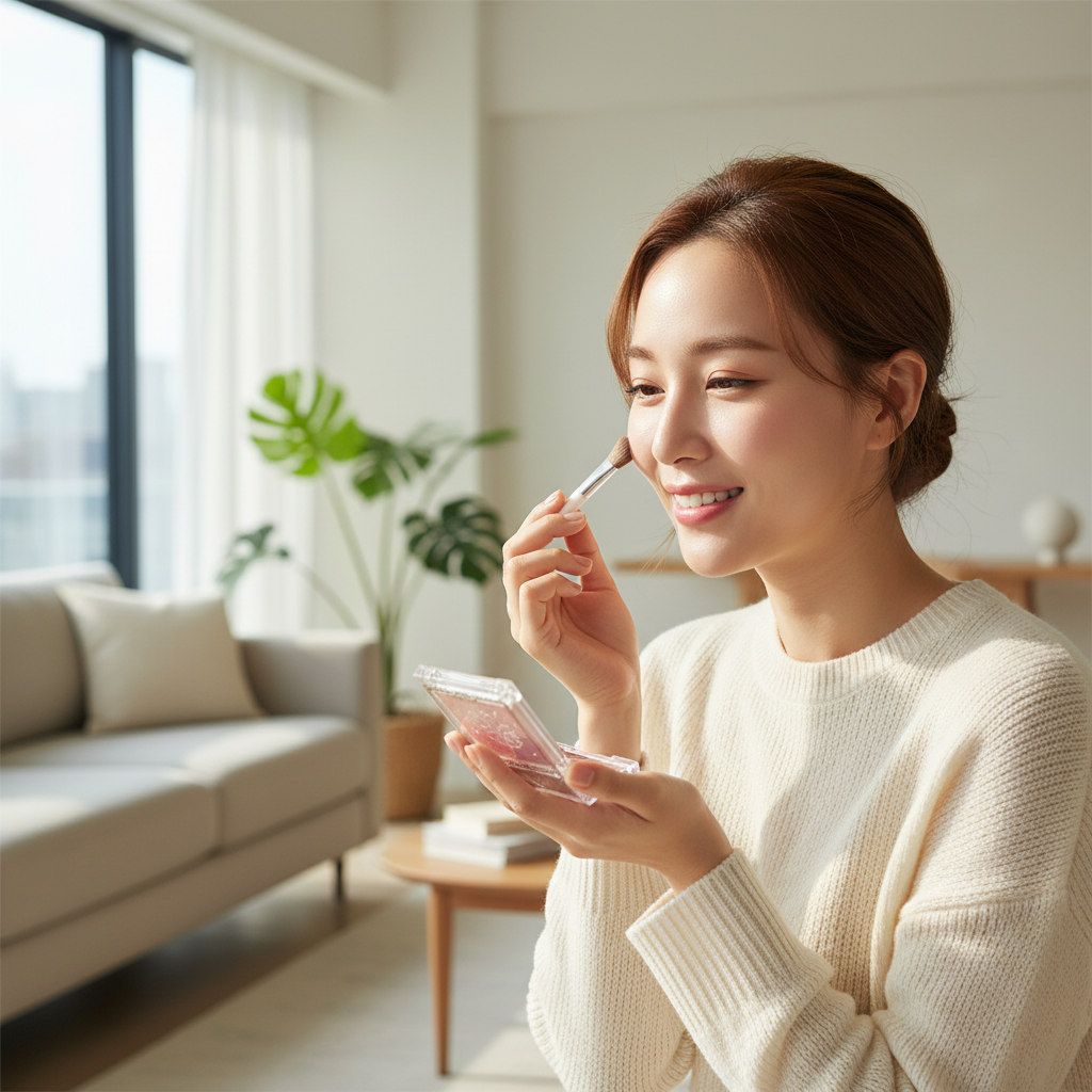 글로우 플뢰르 치크 이미지